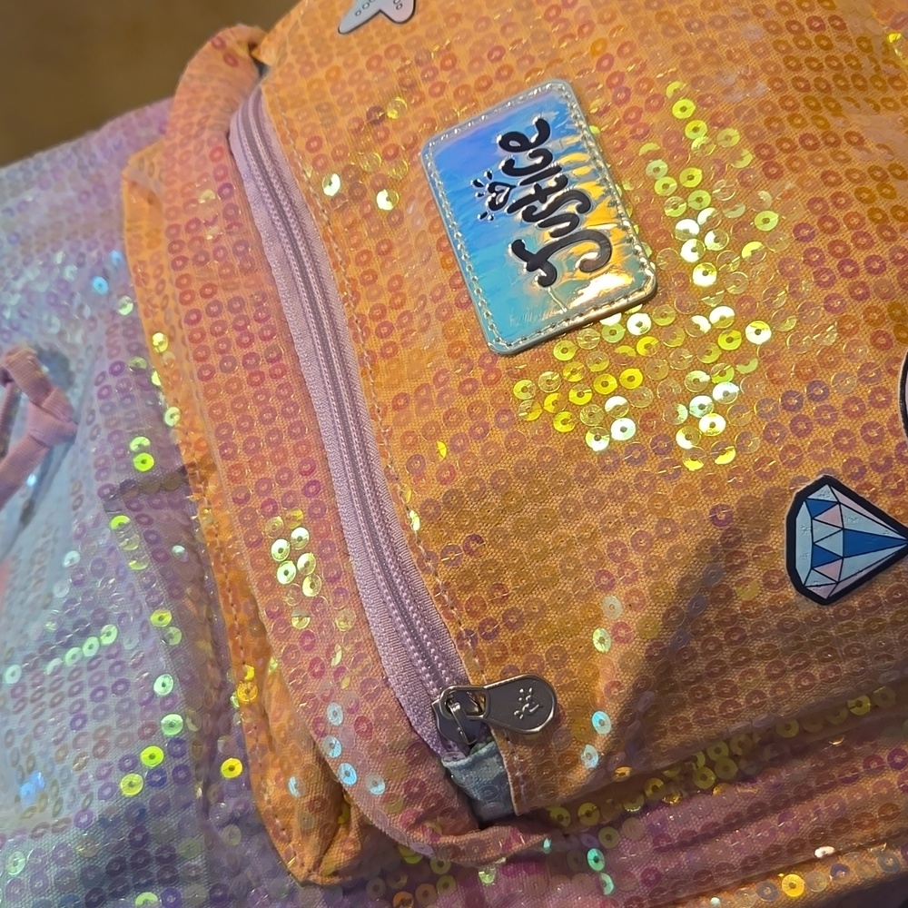 2017 Sequined Justice "I'm Really a Mermaid" Multi-Colored Backpack - Pre-loved - Picture 15 of 16